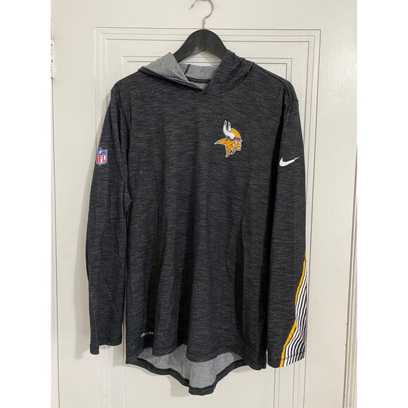 Minnesota Vikings Long-Sleeve Hooded Nike Tee Men's M - Picture 1 of 8